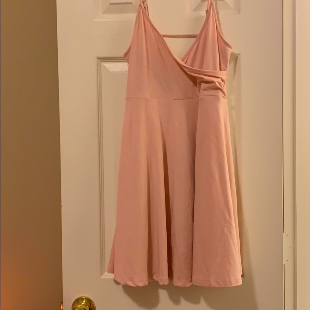 Adorable pink strappy dress